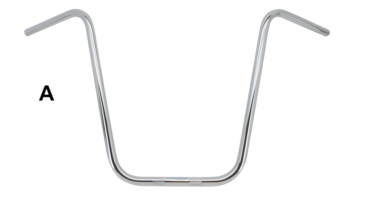 CRC Fehling One Inch Diameter Apehanger Handlebars