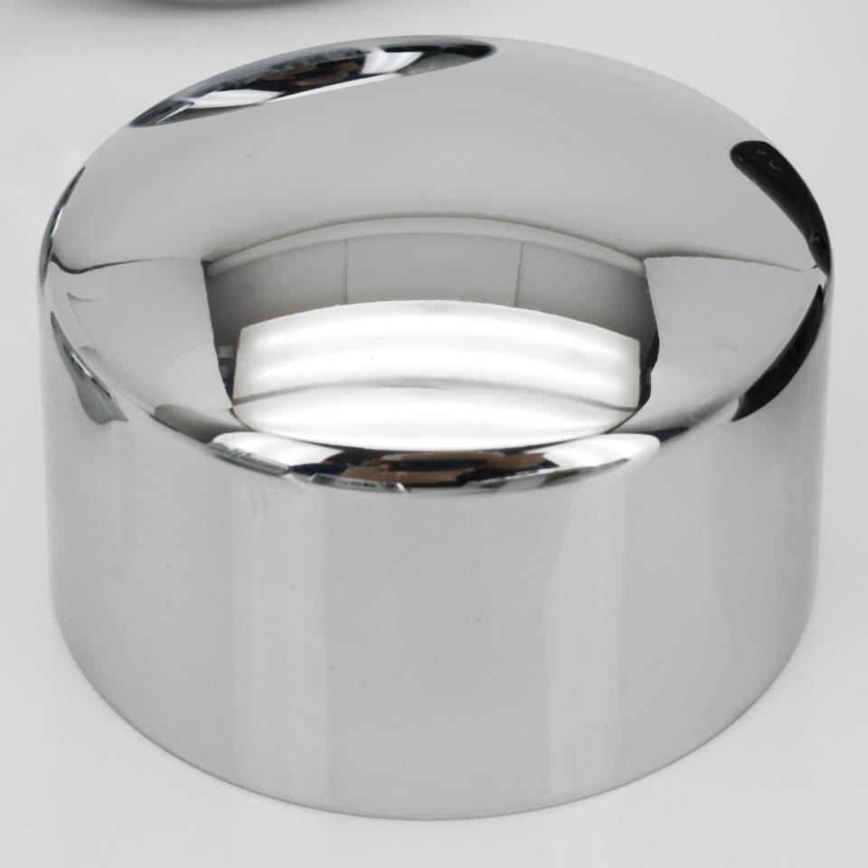Zodiac Chrome & Black Front Axle Caps – Wheel & Tire