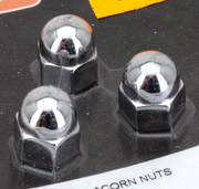 Colony Round Top Chrome Acorn Nuts – Hardware