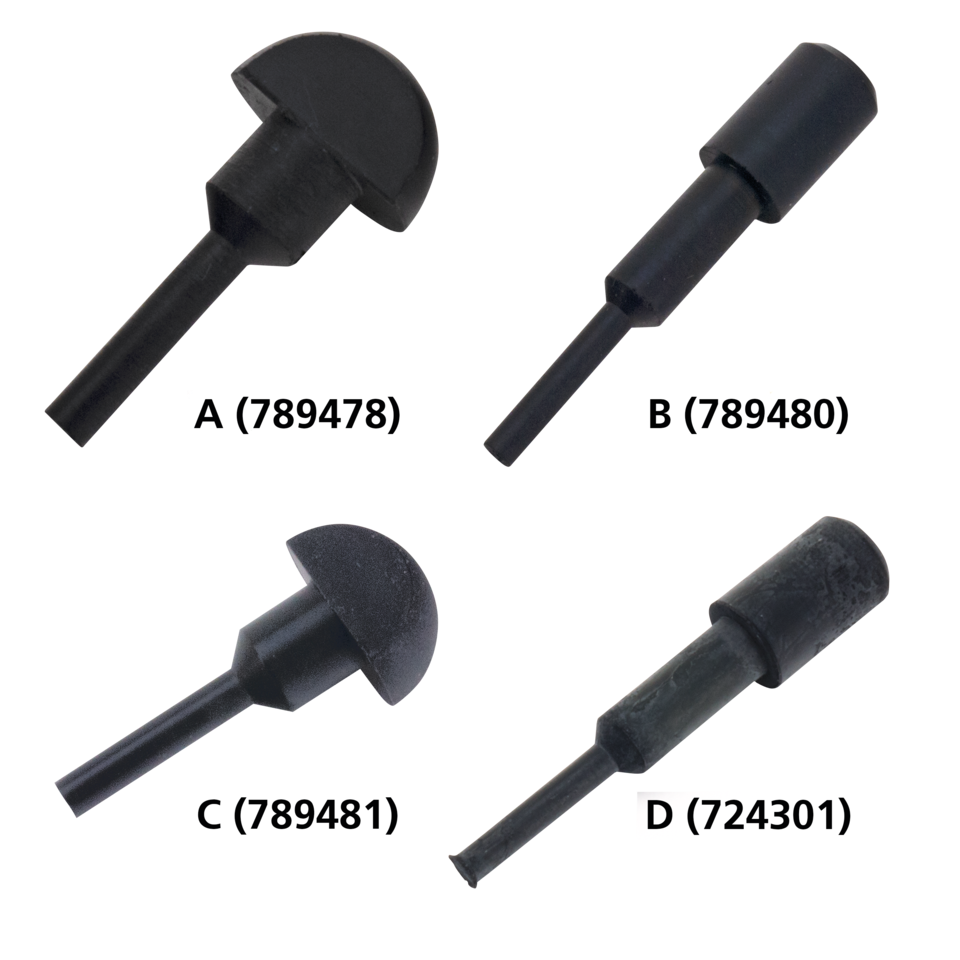 V-Twin Rear Brake Caliper Bumper Rubbers