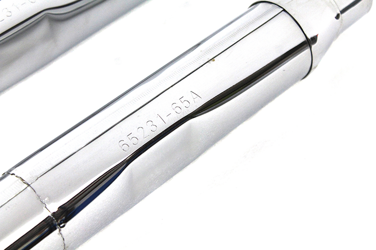 V-Twin Replica XLCH Chrome Tapered Mufflers – Exhaust