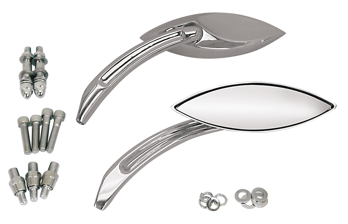 Zodiac Merlin's Abstract Style Narrow Cat Eye Mirrors – Handlebar