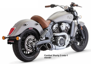 Freedom Performance Exhaust Shorty 2-INTO-1 for Indian Scout