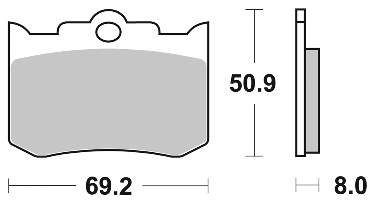 SBS Disc Brake Pads for Indian