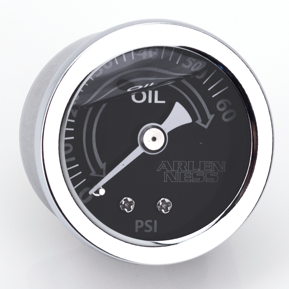 Arlen Ness Oil Pressure Gauge Kits – Gauges & Dashes