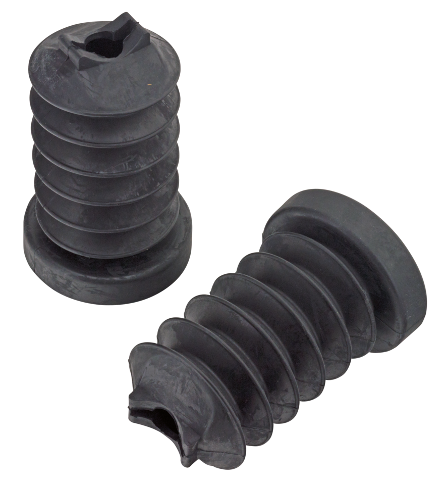 V-Twin Rubber Boots for OEM Touring Model Air Shocks – Frame & Rear Suspension