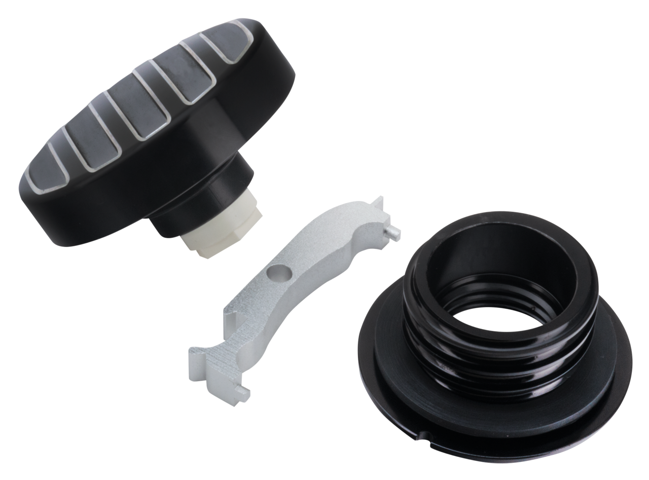 Mix & Match Fuel Tank Caps – Gas- & Oil Tank