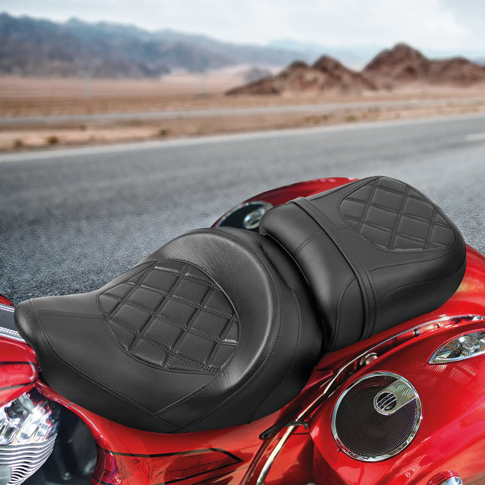 C.c. Rider 2-UP Seat for Big Inch Indian