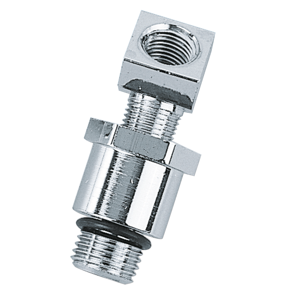 Bender Cycle Chrome Plated Oil Gauge Fittings – Gauges & Dashes