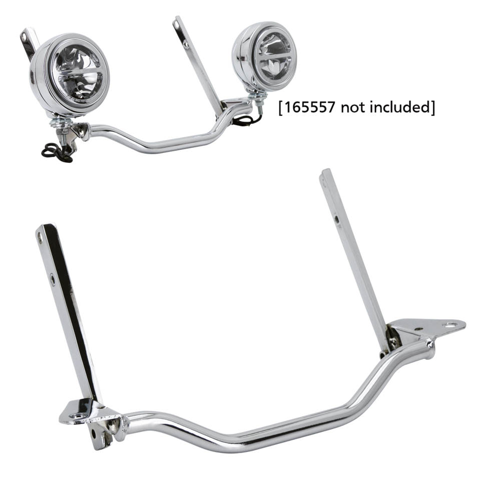 V-Twin Chrome Spot Lamp Mounting Bars – Electric & Light