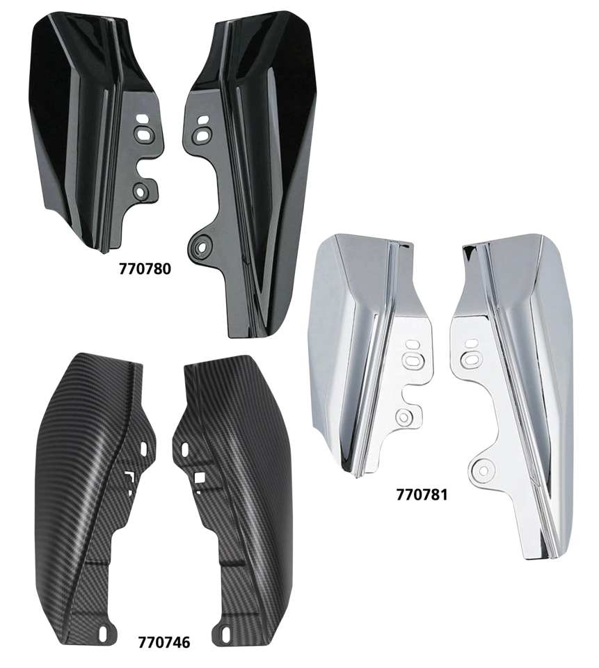 Zodiac Mid Frame Air Deflectors for Touring – Frame & Rear Suspension