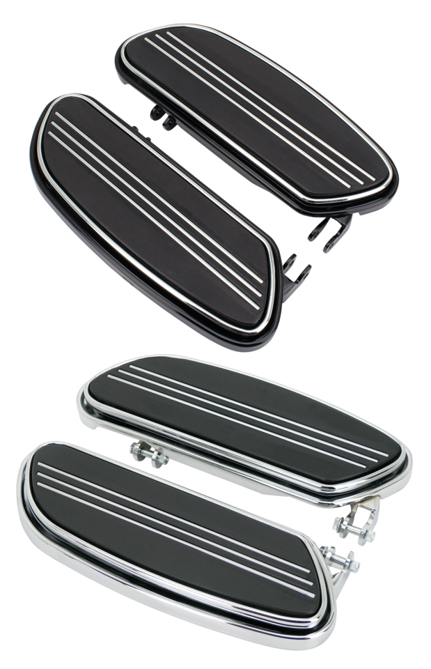 Zodiac Extended Floorboard Kit for Touring – Foot Control