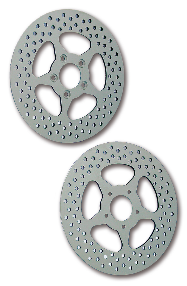 Zodiac Rev"o"lution Polished 5 Point Star Disc Brake Rotors