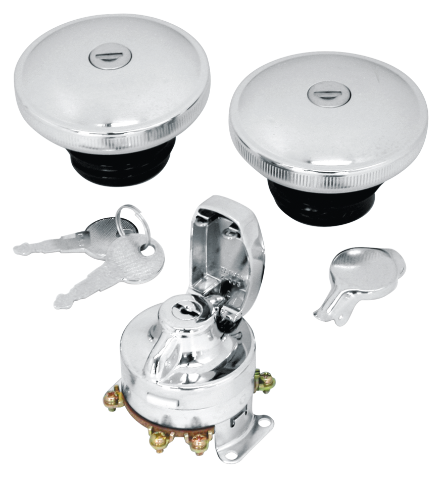 Zodiac Ignition Switch and Lockable Screw-In Gas Cap Kits – Gas- & Oil Tank
