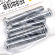 Midwest Acorn Nut Company Assortment Tray of Chrome Plated Larger Button Head Allen Screws – Hardware