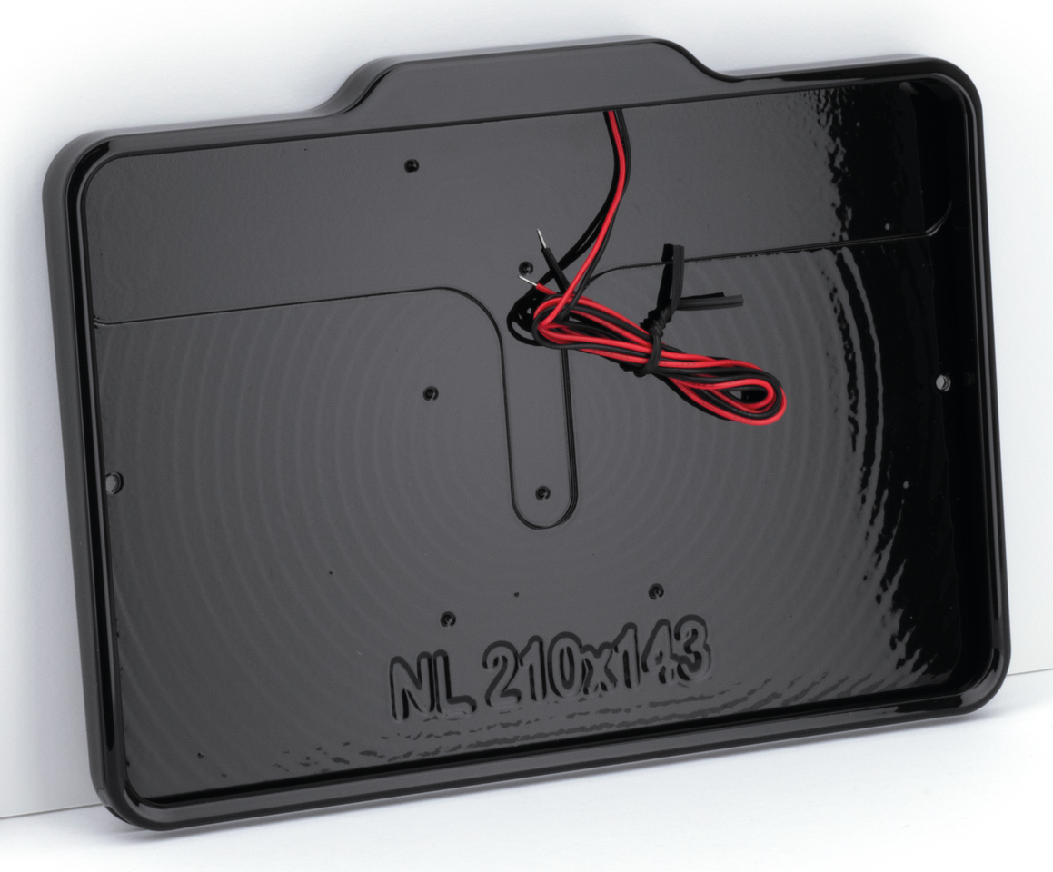 DMP License Plate Frame with License Plate Illumination – Electric & Light