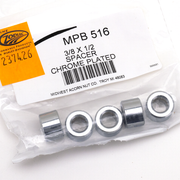 Midwest Acorn Nut Company Show Chrome Steel Spacers Assortment – Hardware