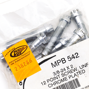 Midwest Acorn Nut Company Chrome Plated 12 Point Bolt Assortment Tray – Hardware