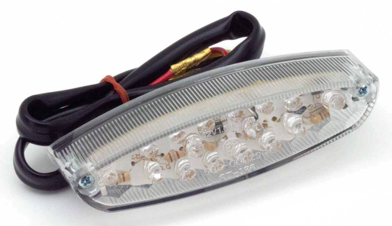 Zodiac EU Approved Universal LED Clear Lens Taillight – Electric & Light