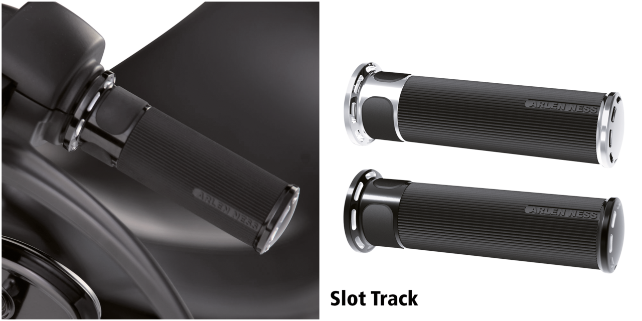 Arlen Ness Fusion Billet Look Handlebar Grips