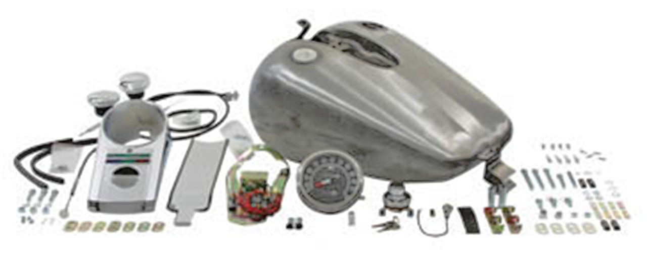 V-Twin Bobbed Gas Tank for Touring – Gas- & Oil Tank