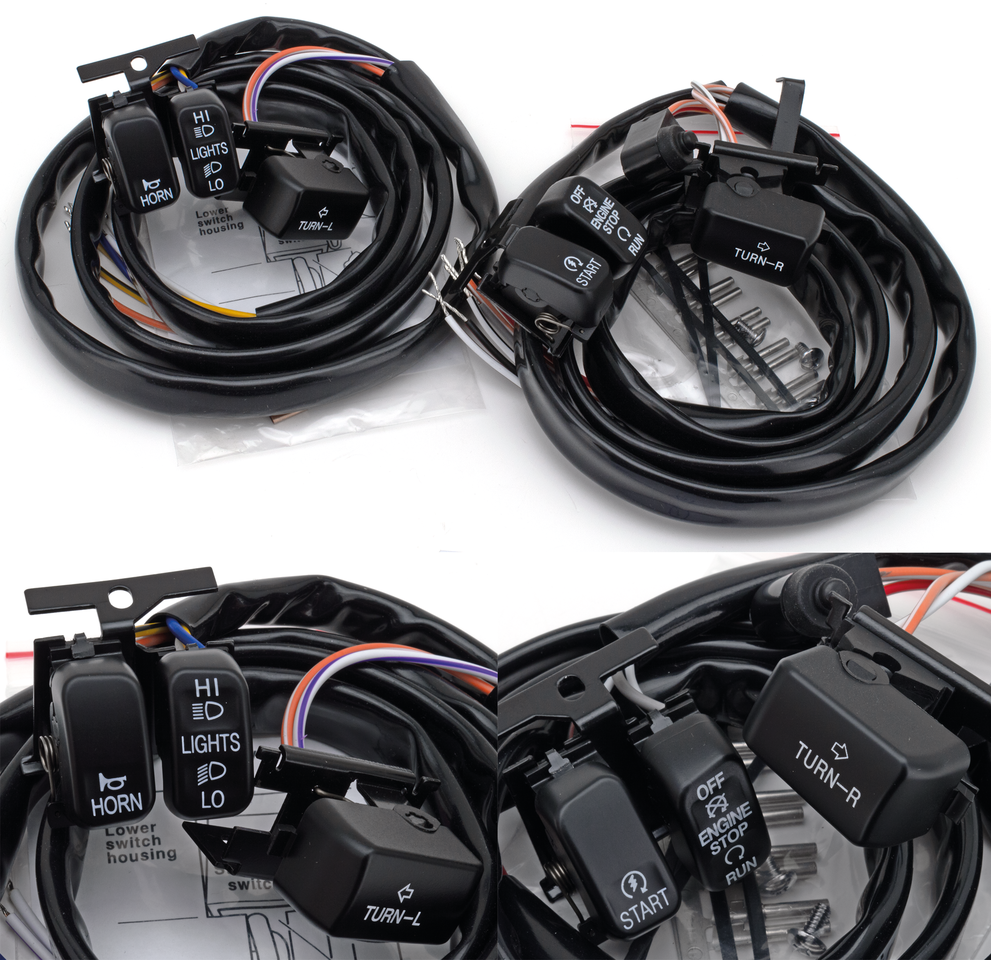Zodiac Ergonomic Handlebar Switches for 1996-2013 Models