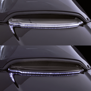 Ciro Lighted Vent Trim for Road Glide – Windshield