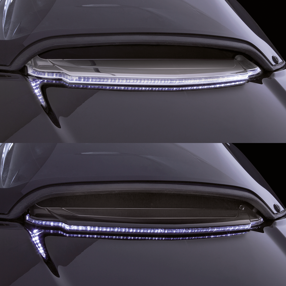 Ciro Lighted Vent Trim for Road Glide – Windshield