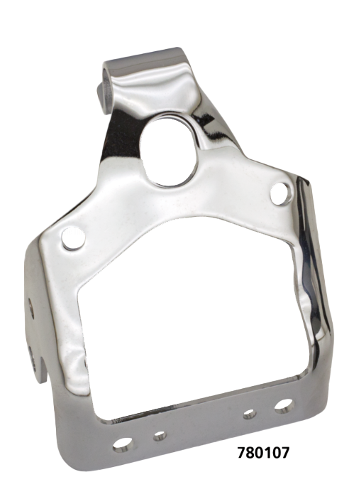 Samwel Supplies Headlight & Horn Bracket for Early Springer Forks – Electric & Light