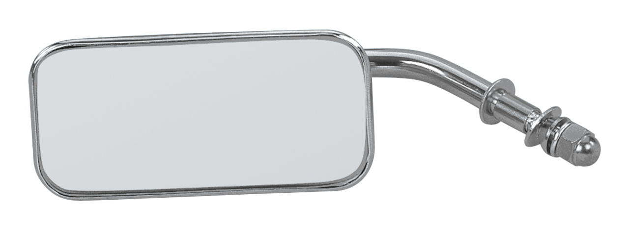 Zodiac Chrome Rectangular Mirror – Handlebar