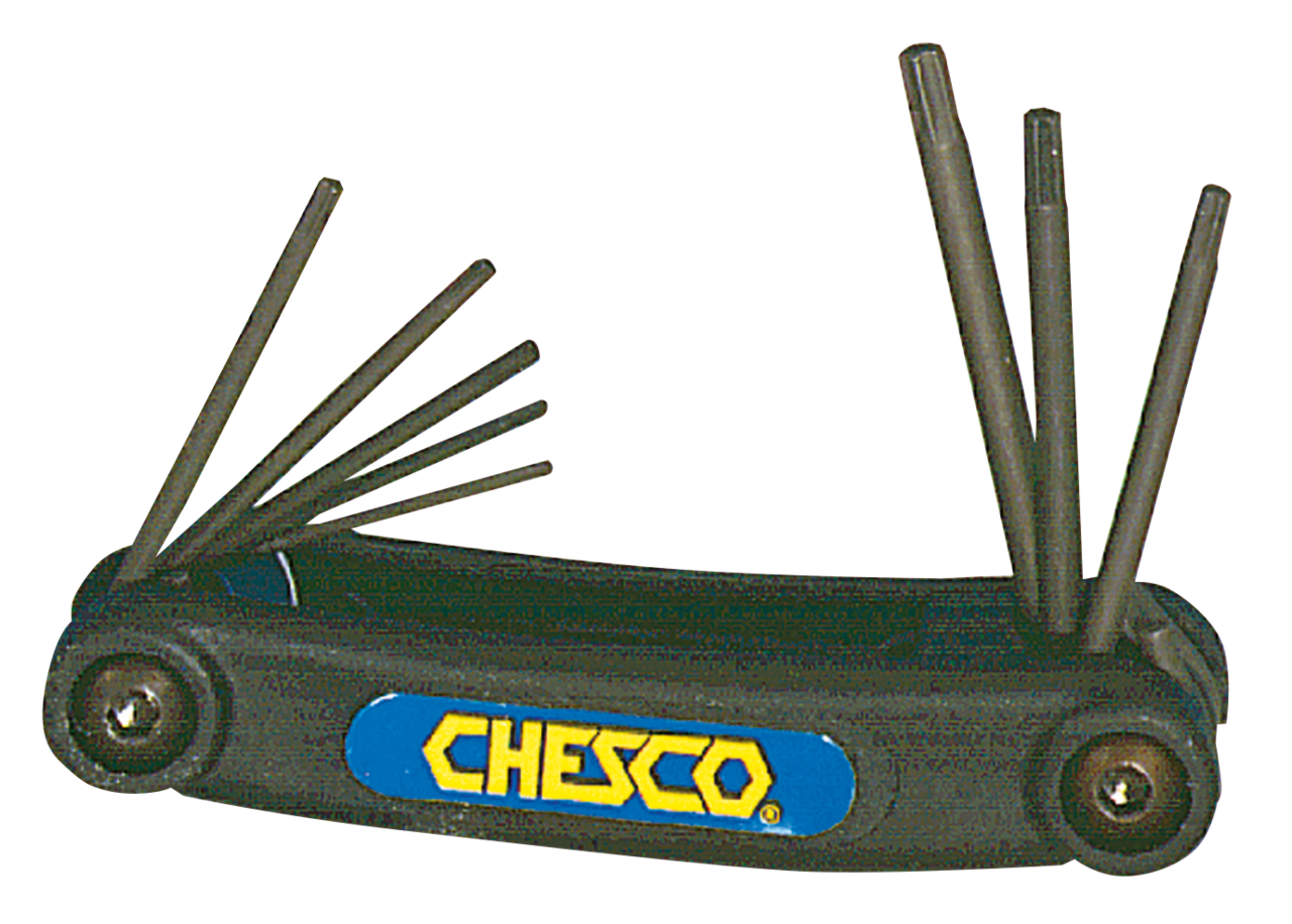 Zodiac Fold-Up Torx Key Sets – Tools & Chemicals