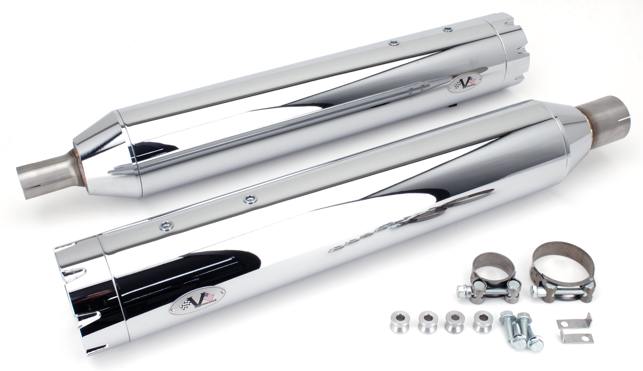 V-Performance Slip-On Mufflers for Touring – Exhaust
