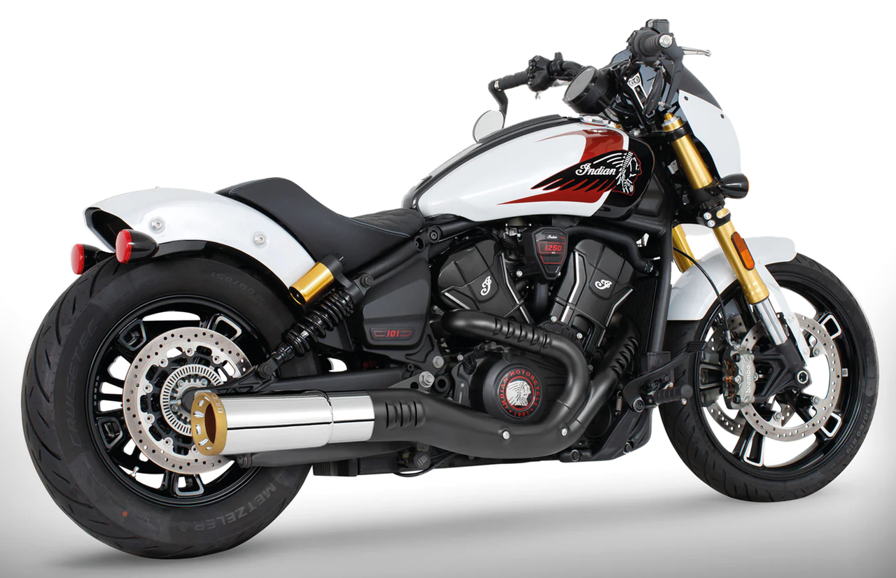 Freedom Performance Exhaust 4" Slip-Ons for Indian Scout 2025 to Present