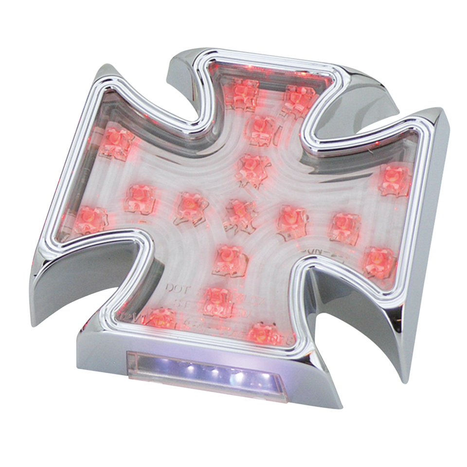 Zodiac Chrome Billet Maltese Style LED Taillight – Electric & Light