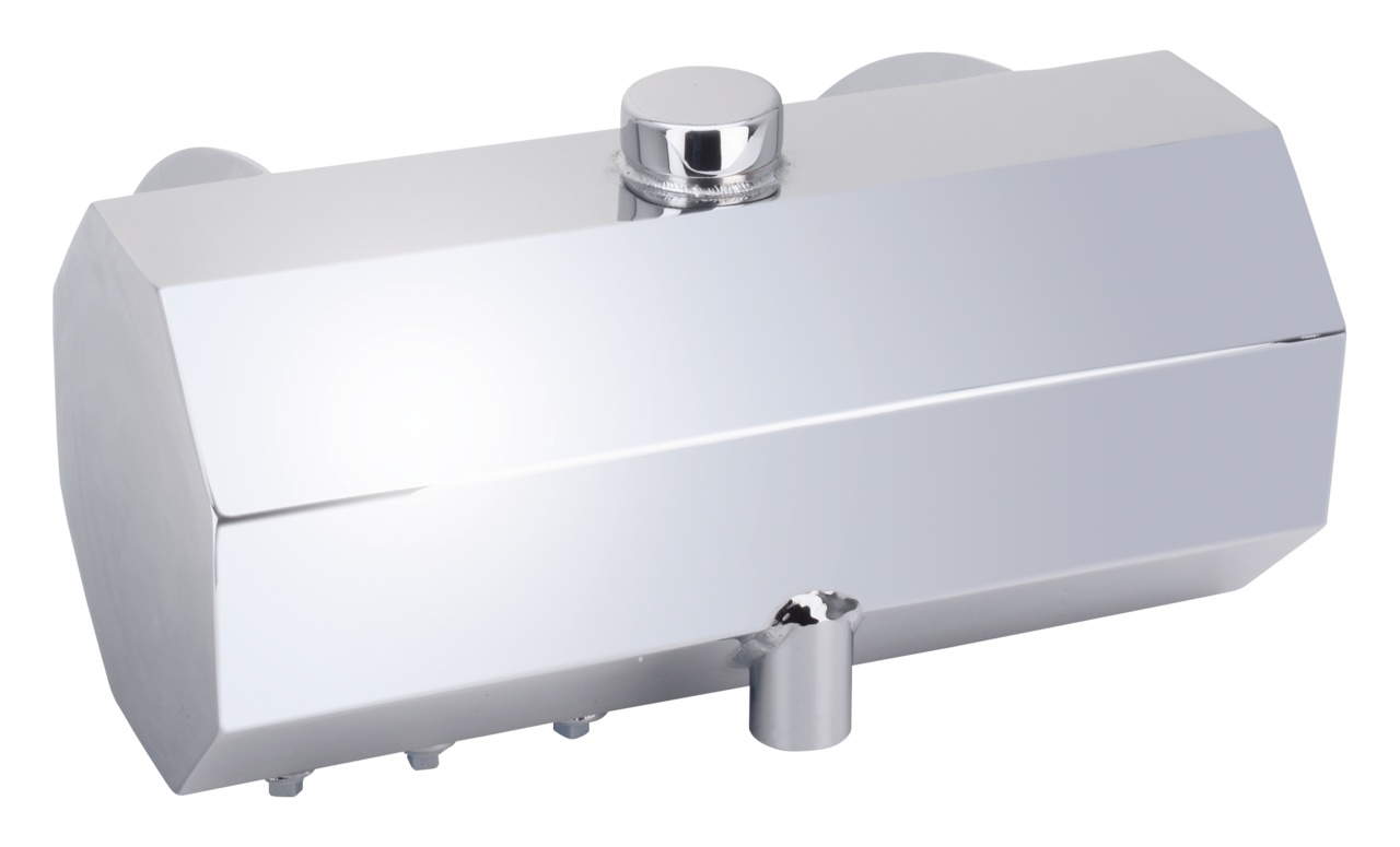 Zodiac Chrome Plated Custom Oil Tank for Softail – Gas- & Oil Tank