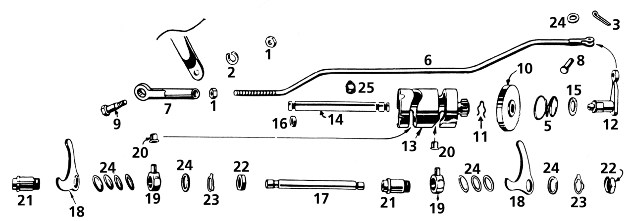 Samwel Supplies Shifter Parts for 45CI Models – Transmission