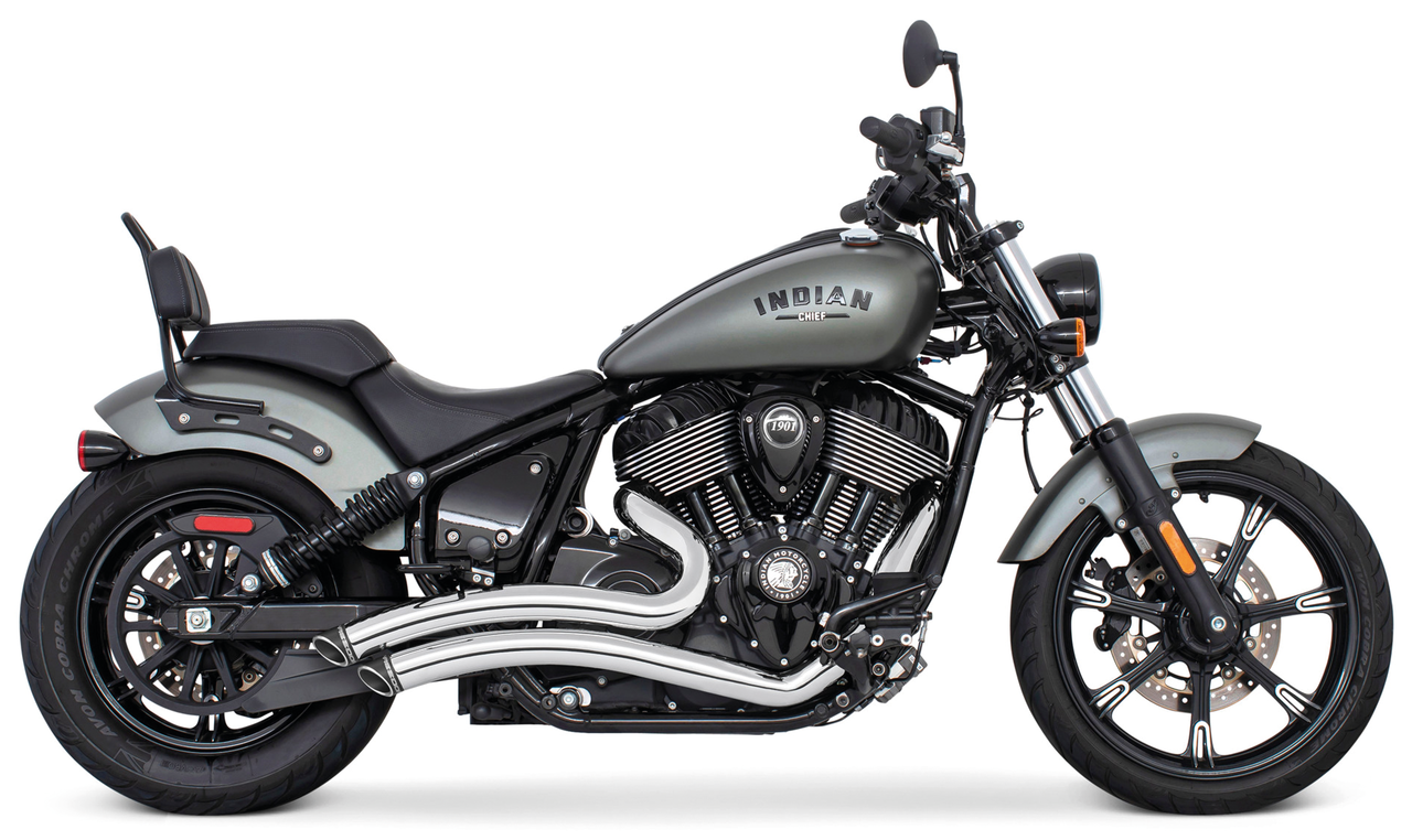 Freedom Performance Exhaust Sharp Curve Radius for Indian Thunderstroke