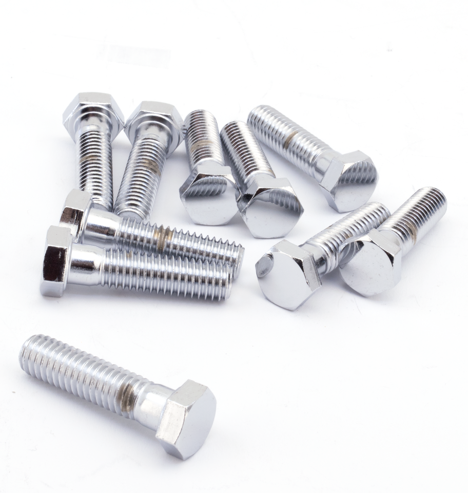 Midwest Acorn Nut Company Chrome Plated Hex Head Cap Screws Assortment – Hardware