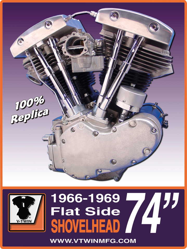V-Twin Engine Plaques – Helmets