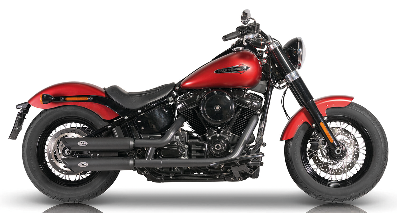 V-Performance Slip-On Mufflers for Milwaukee Eight Softail – Exhaust