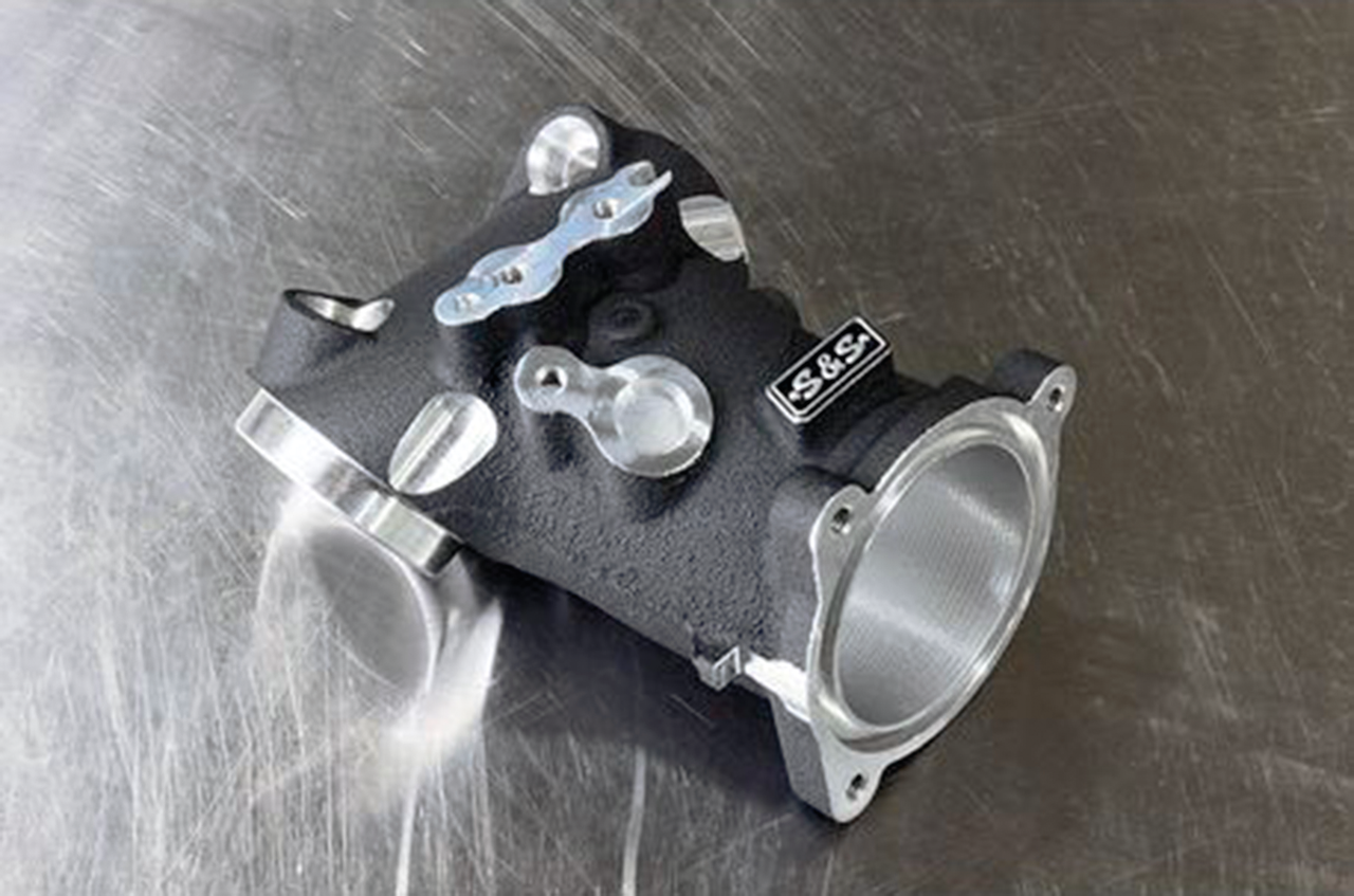 S&S CNC Ported Super High Performance Manifold for Milwaukee Eight – Intake