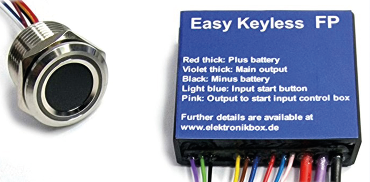 Axel Joost Elektronik Elektronikbox Rfid or Fingerprint Keyless Ignition Switch – Electric & Light