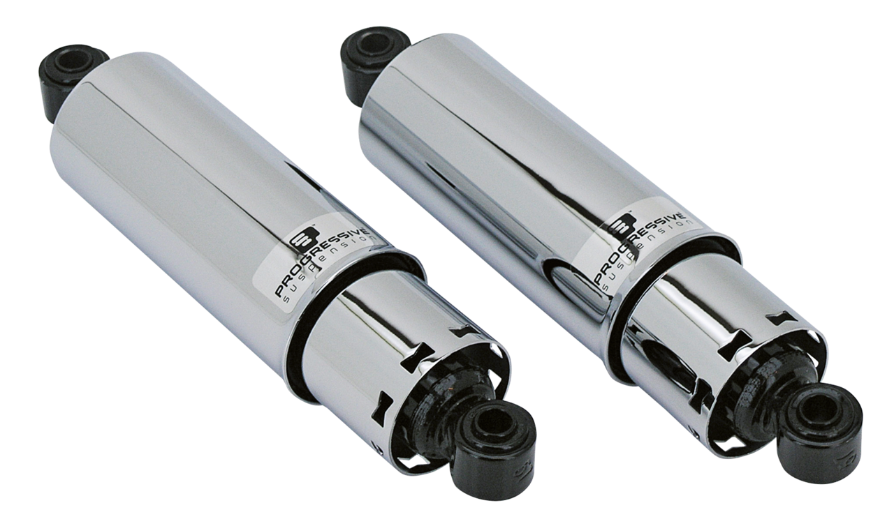 Progressive Suspension "american Tuned" Gas Shocks with Chrome Cover – Frame & Rear Suspension