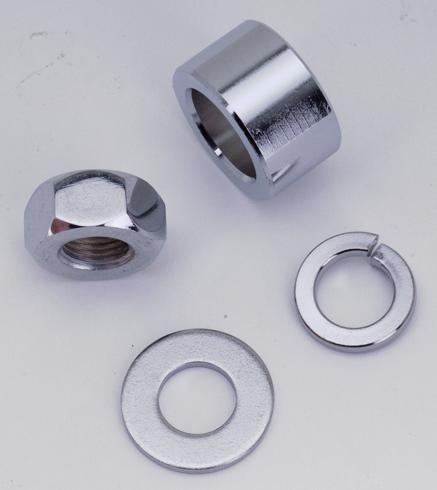 Zodiac Chrome Plated Front and Rear Axles – Wheel & Tire