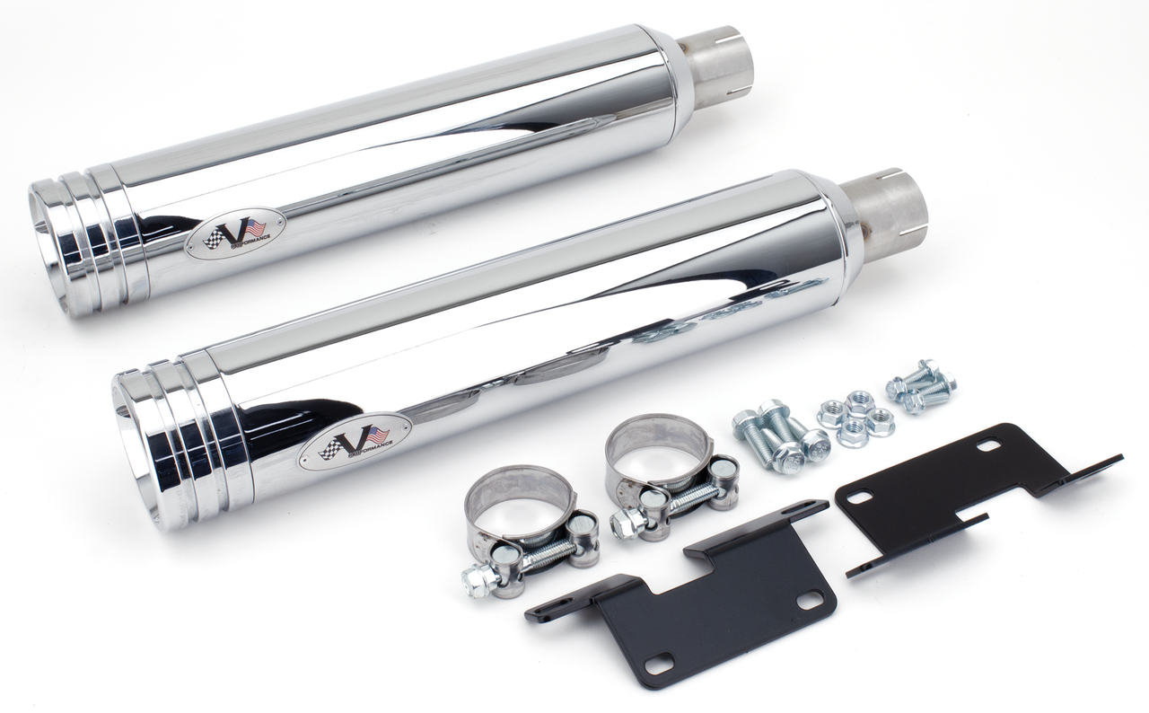 V-Performance Slip-On Mufflers for Sportster – Exhaust