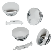 Zodiac Chrome Billet Pointed or Domed "essential" Gas Caps – Gas- & Oil Tank