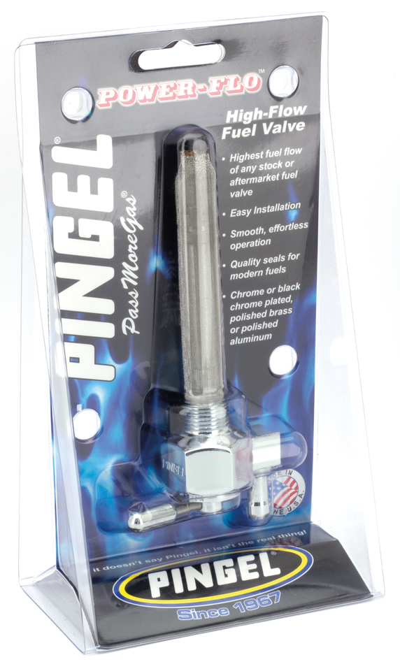 Pingel Power-Flo High Volume Petcocks – Gas- & Oil Tank
