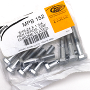 Midwest Acorn Nut Company Chrome Plated Hex Head Cap Screws Assortment – Hardware