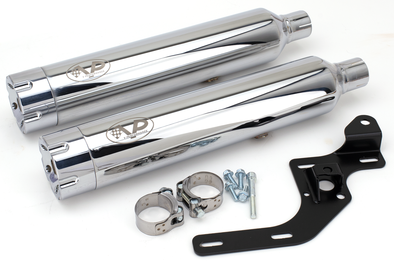 V-Performance Slip-On Mufflers for Milwaukee Eight Softail – Exhaust