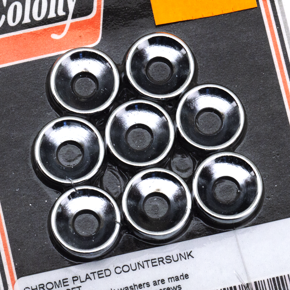 Colony Companion Countersunk Chrome Washers – Hardware